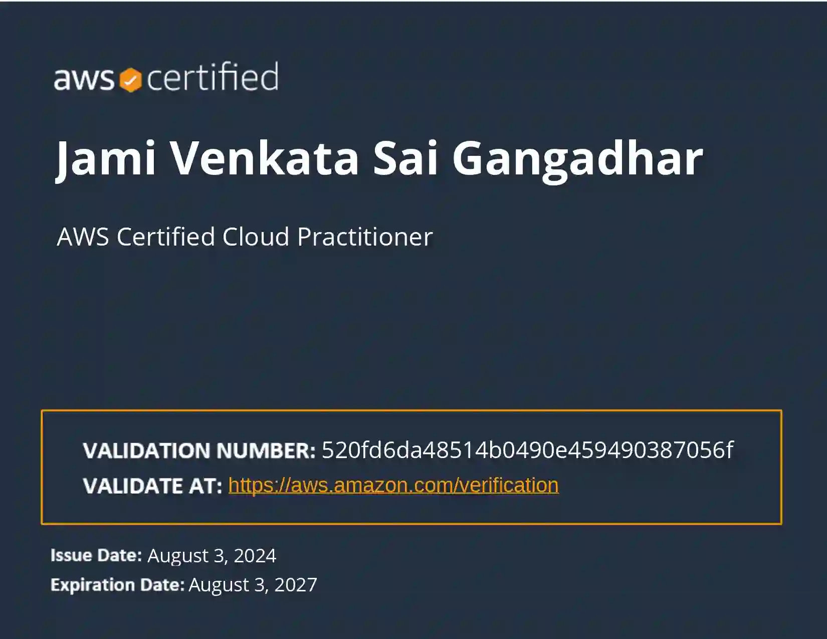 AWS Certified Cloud Practitioner